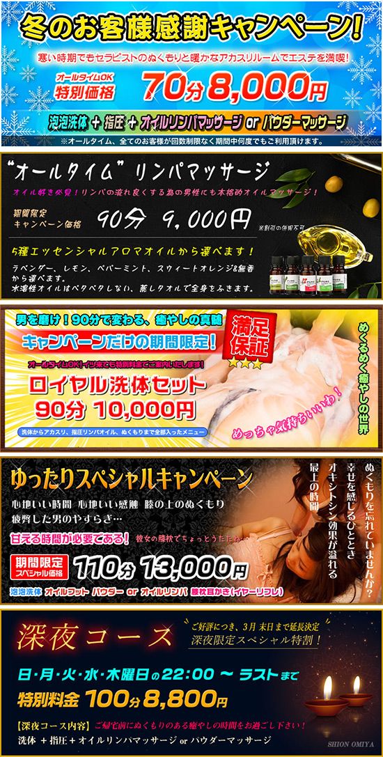 紫苑 ～しおん～:キャンペーン情報